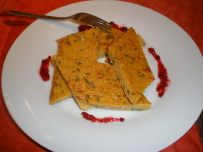 Polenta Käse Ecken Rezept