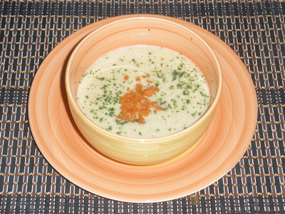 Sellerieschaumsuppe mit karamellisierten Karotten Rezept