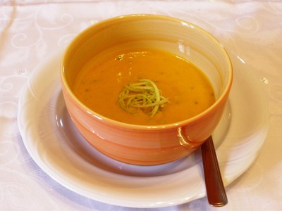 Kürbis - Apfel - Kren - Suppe Rezept