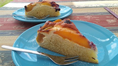 Pfirsichkuchen mit Topfen Rezept