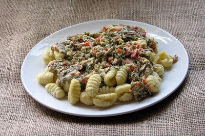 Sosse zu Bärlauchgnocchi Rezept