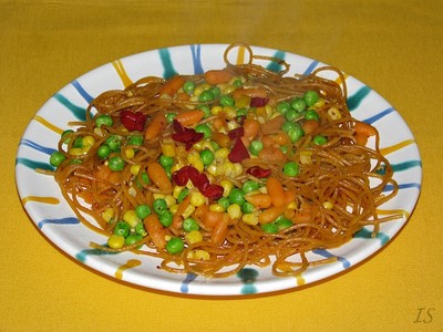 Gemüse-Spaghetti Rezept