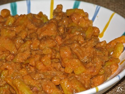 Gulasch mit gelben Fisolen Rezept