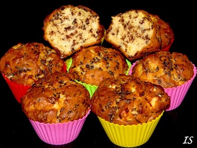 Apfel-Erdnussbutter-Muffins Rezept