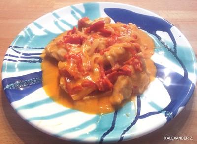 Hühnerfilet in Paprikasauce Rezept