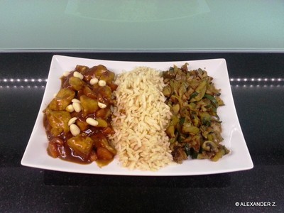 Rezept Asia Putenfleisch mit Rum - Rosinen Asia Putenfleisch mit Rum - Rosinen Rezept