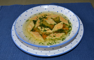 Kaiseschöberl-Suppe Rezept