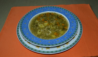 Gemüse-Gerstlsuppe: Rezept