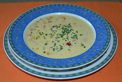 Mais-Paprika-Suppe Rezept