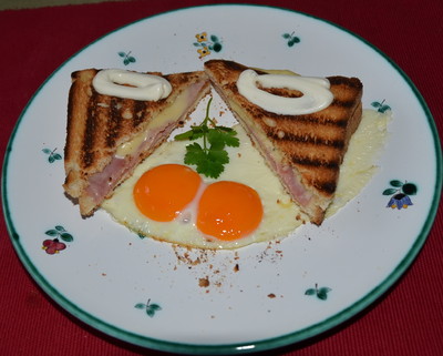 Toast mit Spiegelei Rezept