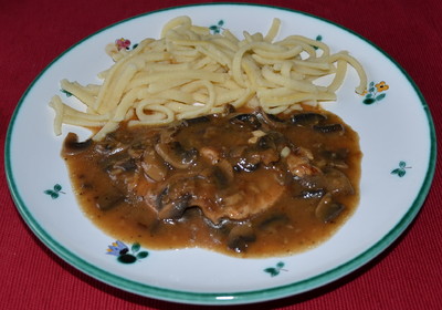 Champignonschnitzerl Rezept