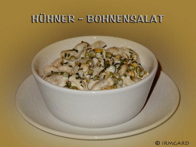 Hühner-Bohnensalat Rezept