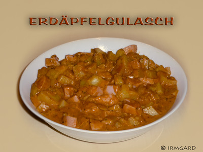 Erdäpfelgulasch Rezept