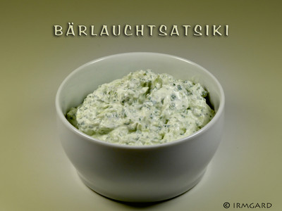 Rezept Bärlauchtsatsiki Bärlauchtsatsiki Rezept