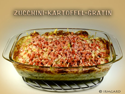 Zucchini-Kartoffel-Gratin Rezept