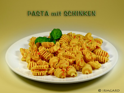 Pasta mit Schinken Rezept