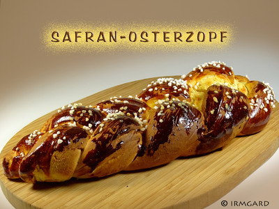 Safran-Osterzopf Rezept