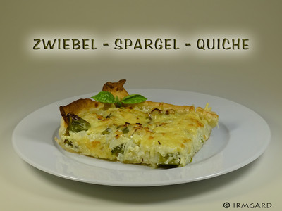 Zwiebel-Spargel-Quiche Rezept