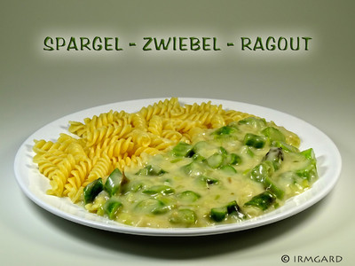 Spargel-Zwiebel-Ragout Rezept
