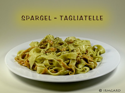 Spargel-Tagliatelle Rezept