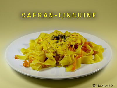 Safran-Linguine Rezept