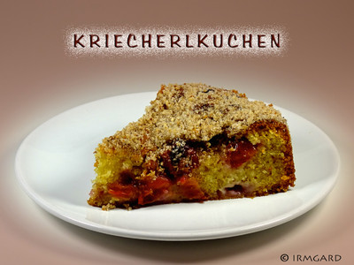 Kriecherlkuchen Rezept