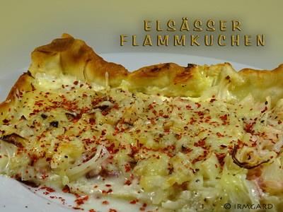 Elsässer Flammkuchen Rezept