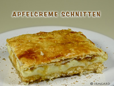 Apfelcremeschnitten Rezept