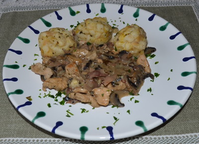 Putenpfanne mit Pilzen Rezept