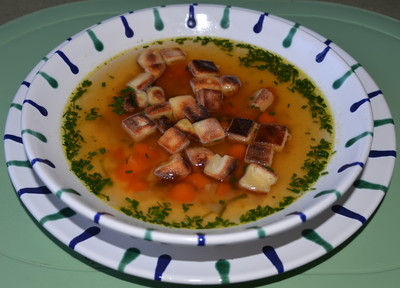 Hupfaufsuppe Rezept