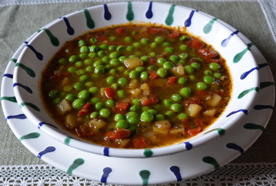 Ungarische Kartoffel-Erbsensuppe Rezept