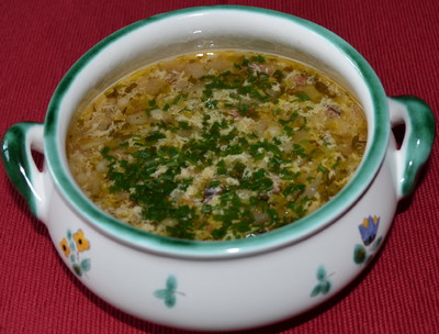 Selchsuppe mit Rollgerste Rezept