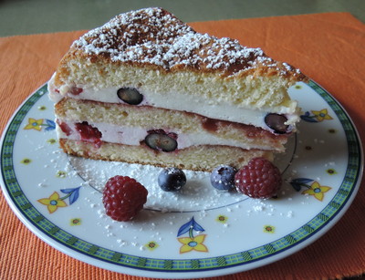 Joghurt-Beeren-Torte Rezept