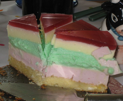 bunte Quarktorte Rezept