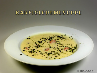 Karfiolcremesuppe Rezept