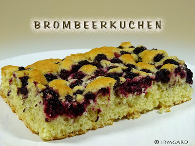 Schneller Brombeerkuchen Rezept