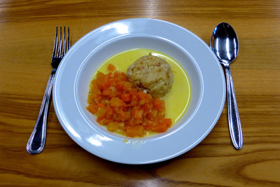 Kürbisragout mit Häfelknödel Rezept