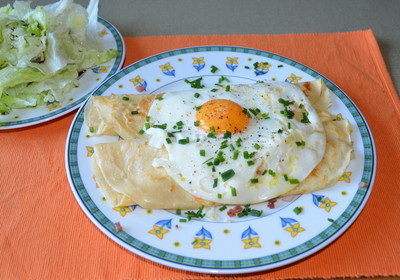 Gefüllte Dinkelcrepes Rezept