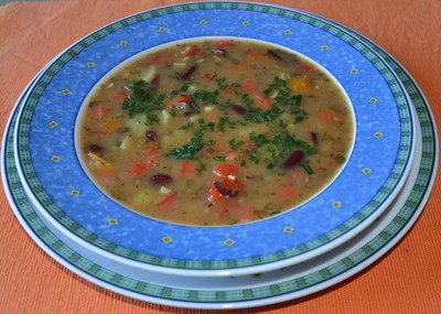 Ungarische Bohnensuppe Rezept