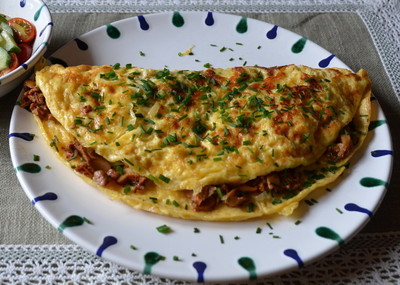 Schwammerl-Omelette Rezept