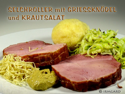 Selchroller mit Beilagen Rezept