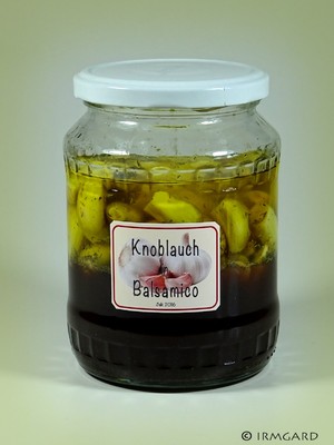 Knoblauch in Balsamico Rezept