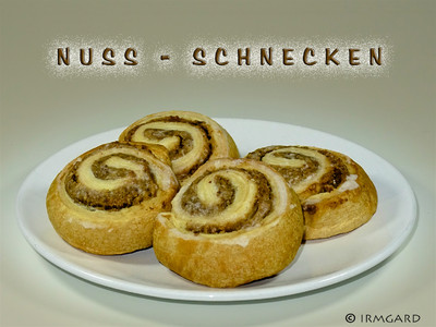 Nuss-Schnecken Rezept