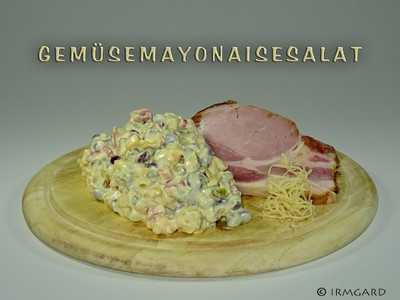 Gemüsemayonnaise-Salat Rezept