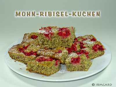 Mohn-Ribisel-Kuchen Rezept