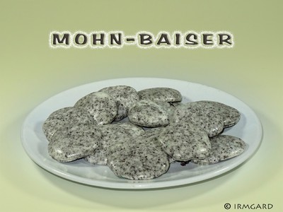 Mohnbaiser Rezept