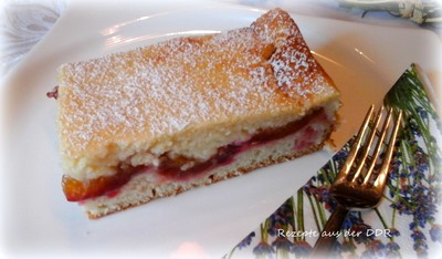 Zwetschgenkuchen mit Grießguss Rezept