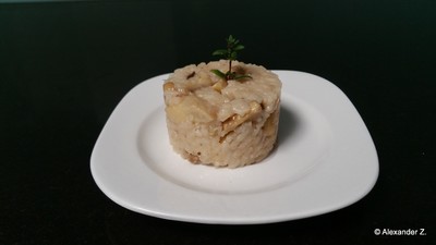 Kräuterseitling Risotto Rezept