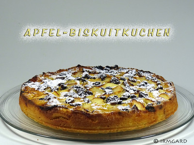 Apfel-Biskuitkuchen Rezept