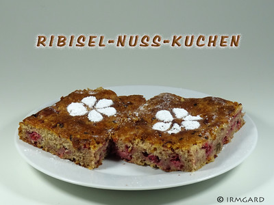 Ribisel-Nuss-Kuchen Rezept